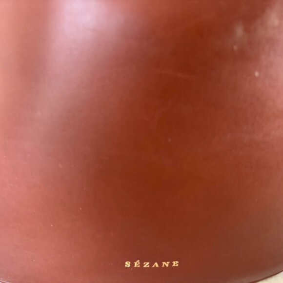 NWT Sezane Farrow Crossbody Bucket Bag - Picture 2 of 6